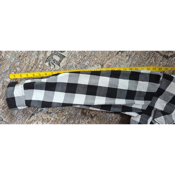 Milwaukee Leather Men's Large Armored Biker Flannel Shirt 3 Kevlar Inserts Plaid - Picture 6 of 16